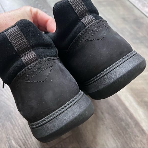 Caterpillar Men’s Leather Chukka Boots Black Size 12 Cat Shoes main image 4